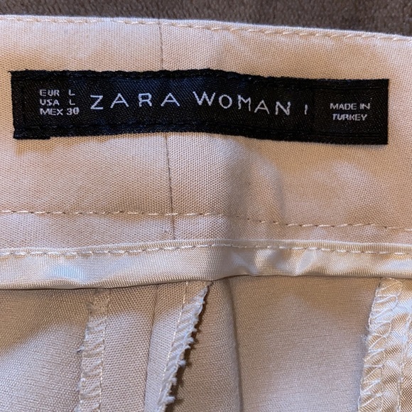 ZARA | Slim Leg Trousers - sz L - Picture 8 of 11